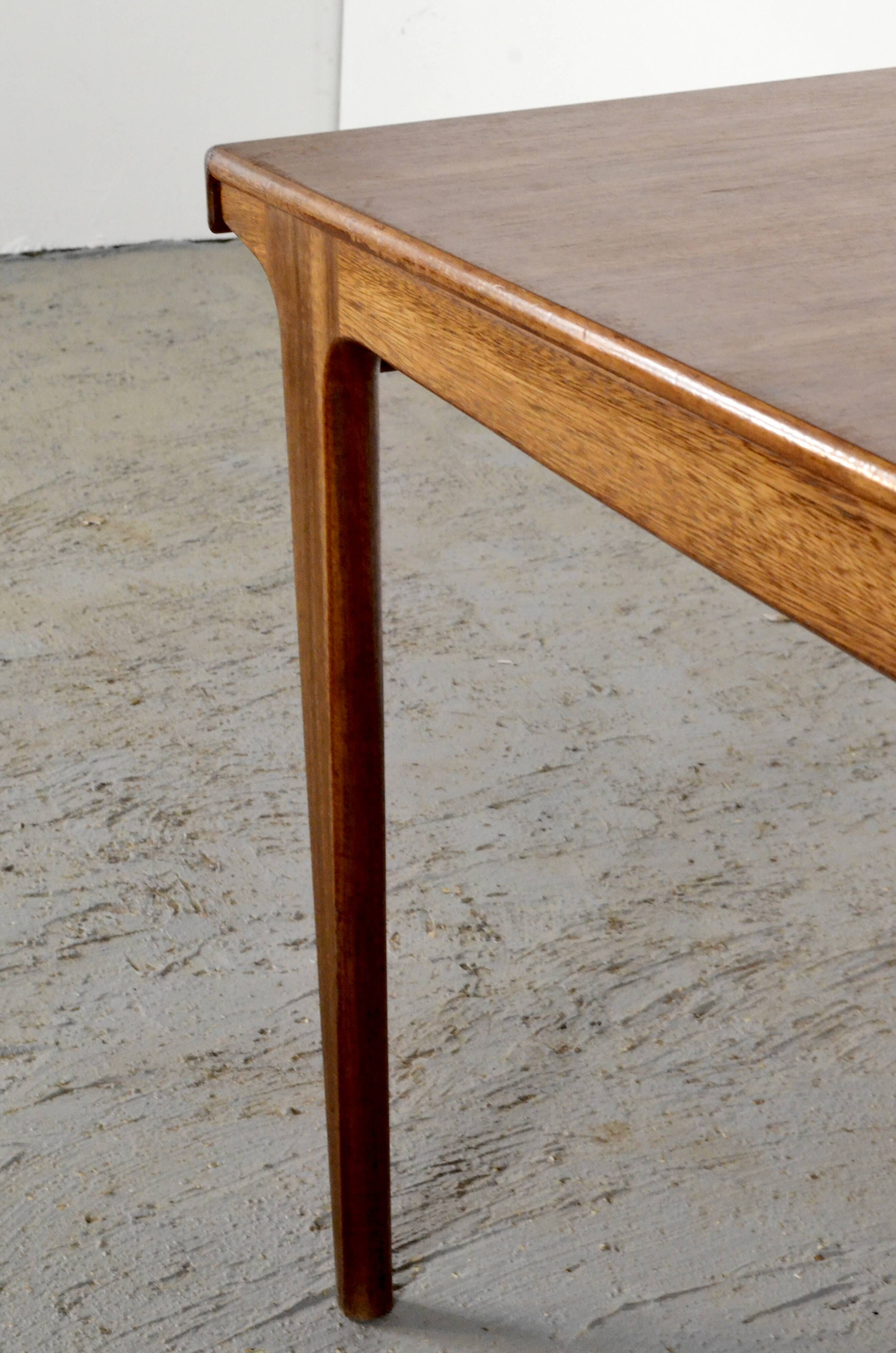 Danish Midcentury Extending Teak Table.