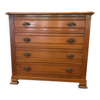 Chest of drawers Louis Philippe 1900 beech