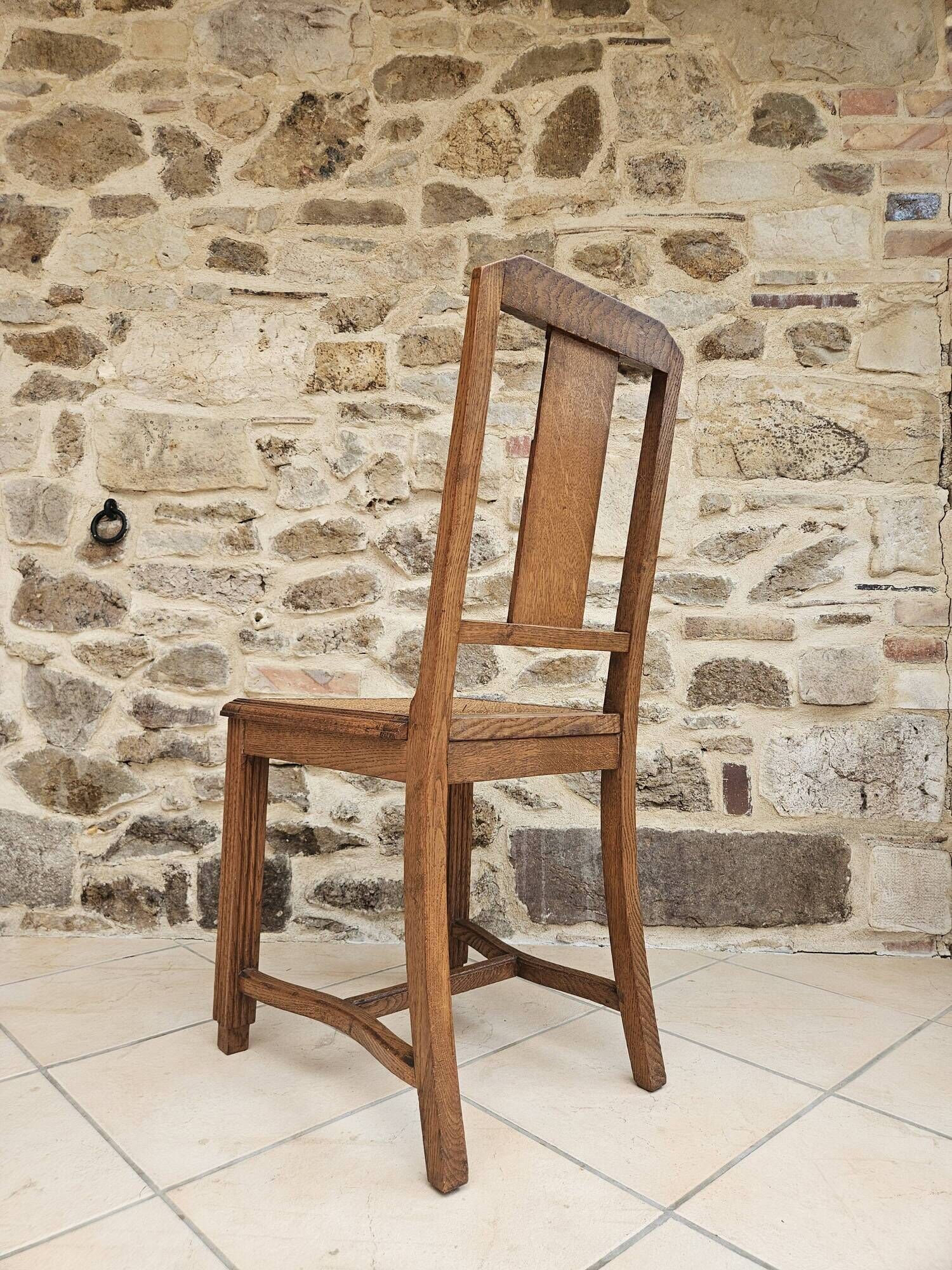 6 chaises art déco