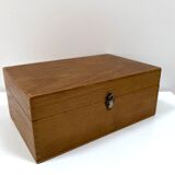 Ancienne boîte en bois des années 70