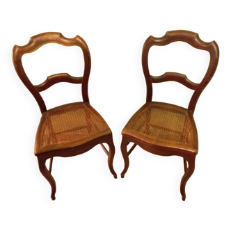 Louis Philippe caned chairs