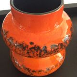 Scandinavian vase from the 60s in glazed ceramic
