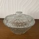 Bonbonnière with cut glass lid
