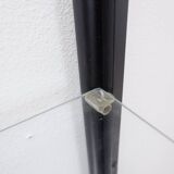 Black Bookcase - Metal and glass - 20th