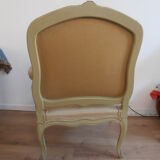Armchair Louis XV period stamped old 18th century