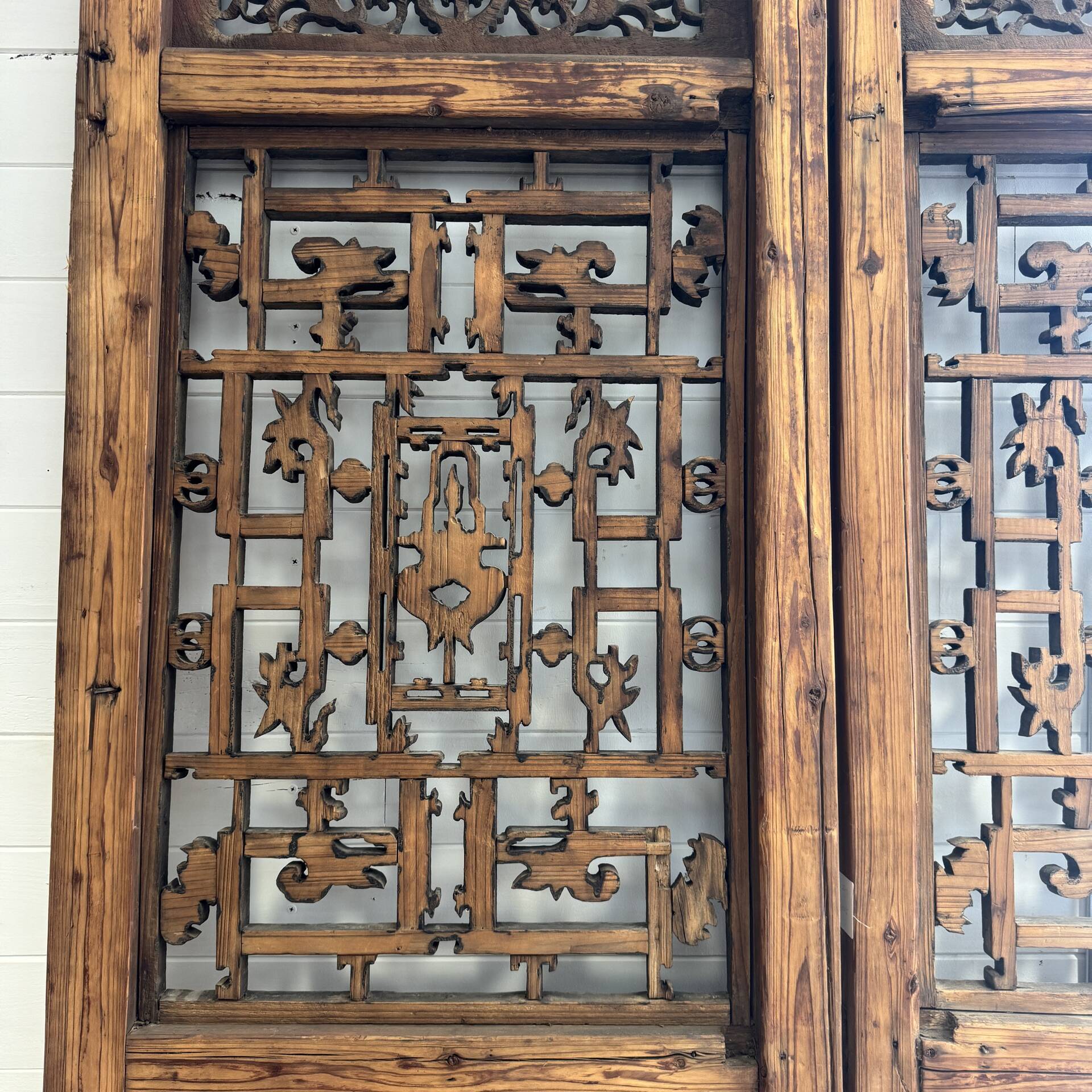 Suzhou - Ancient Chinese gate in pine no. 2