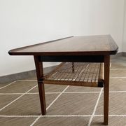 Scandinavian coffee table in rosewood, circa 1950-60.