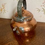Old copper teapot