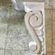 White Patinated Wall Console Shelf