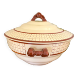 Antique Longchamp earthenware soup tureen