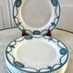 Set of 6 dessert plates 60s English style