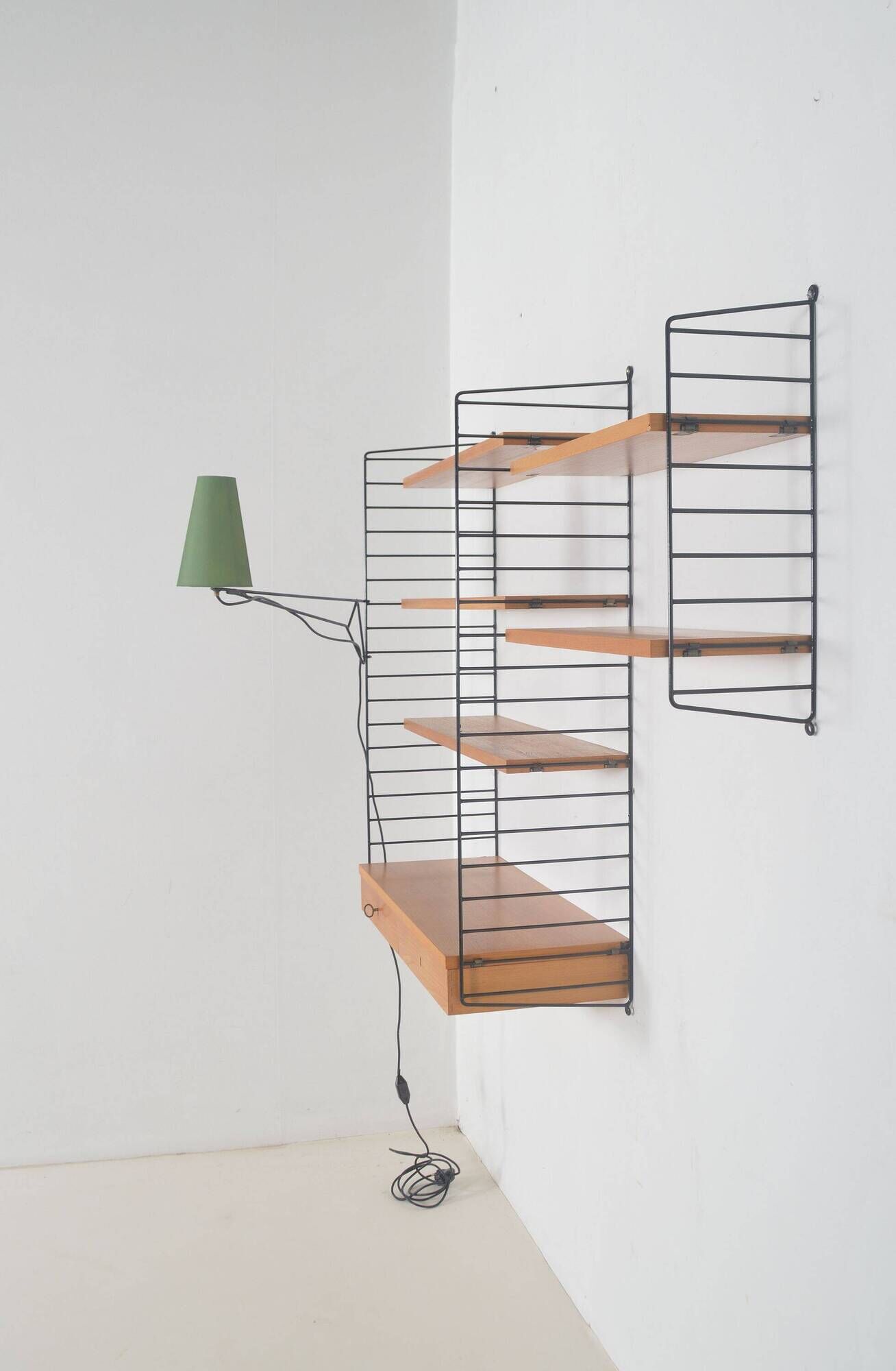 Swedish wall unit designed by Kasja & Nils Nisse Strinning, 1950s