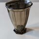 Art Deco Vase Inwald Rudolfova Huť – Model 11168 – Grey smoked glass –