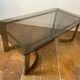 70´ glass coffee table