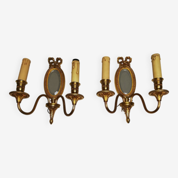 2 Louis XVI style wall lights