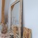 Miroir rectangle en bois et sculpté en bas-reliefs