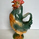 Ceramic rooster pitcher