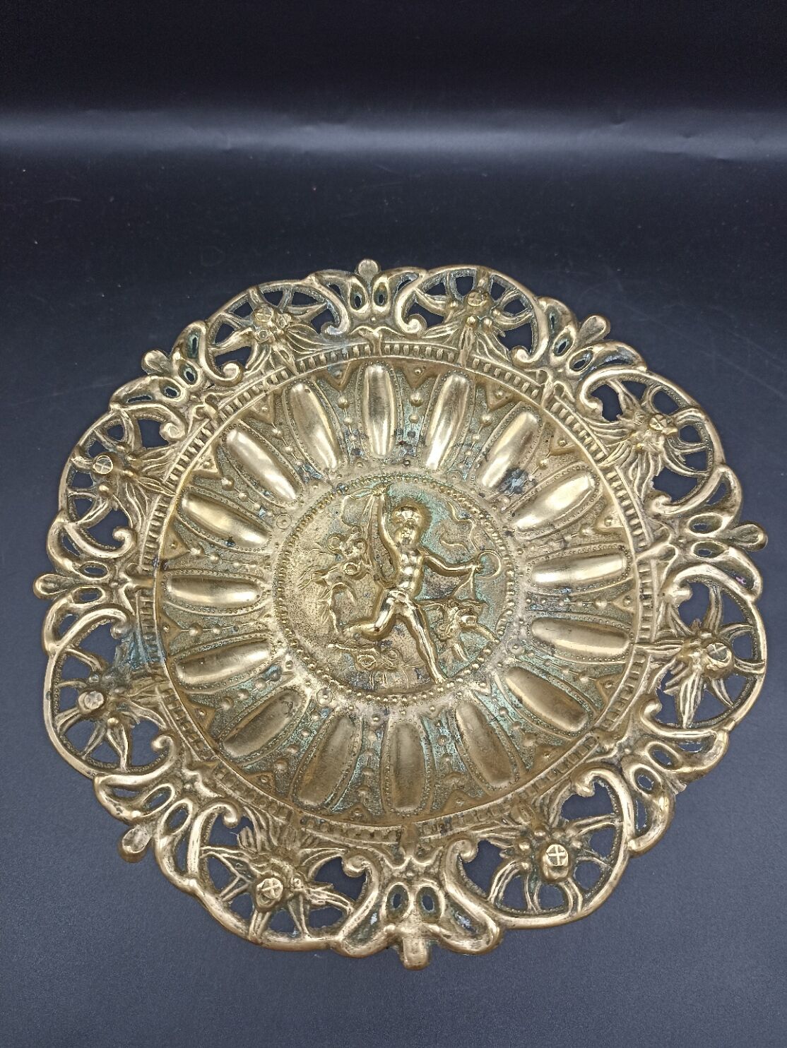 Old Italian brass cut