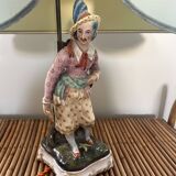Staffordshire porcelain table lamp
