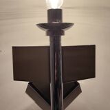 Lámpara de pared metálica. Italia, 1970s.