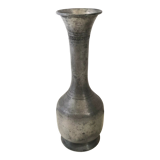 Antique pewter vase