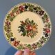Set of 7 plates in Sarreguemines earthenware, Rusticana model