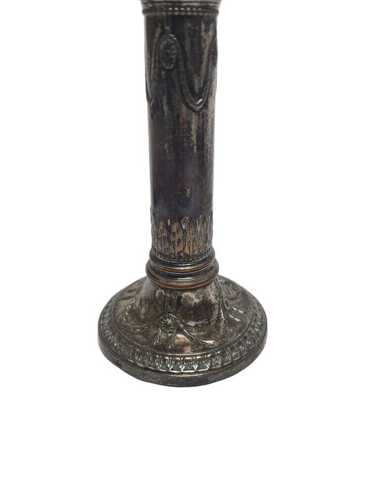 Art Nouveau French flute vase, 1900s