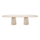 Handmade Contemporary Textured Premium Plaster Dining Table - Customizable