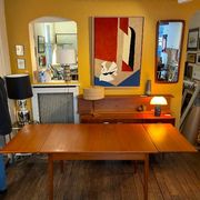 Scandinavian extendable dining table
