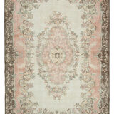 Handmade Decorative Oriental Beige Carpet 193 cm x 302 cm - 25049