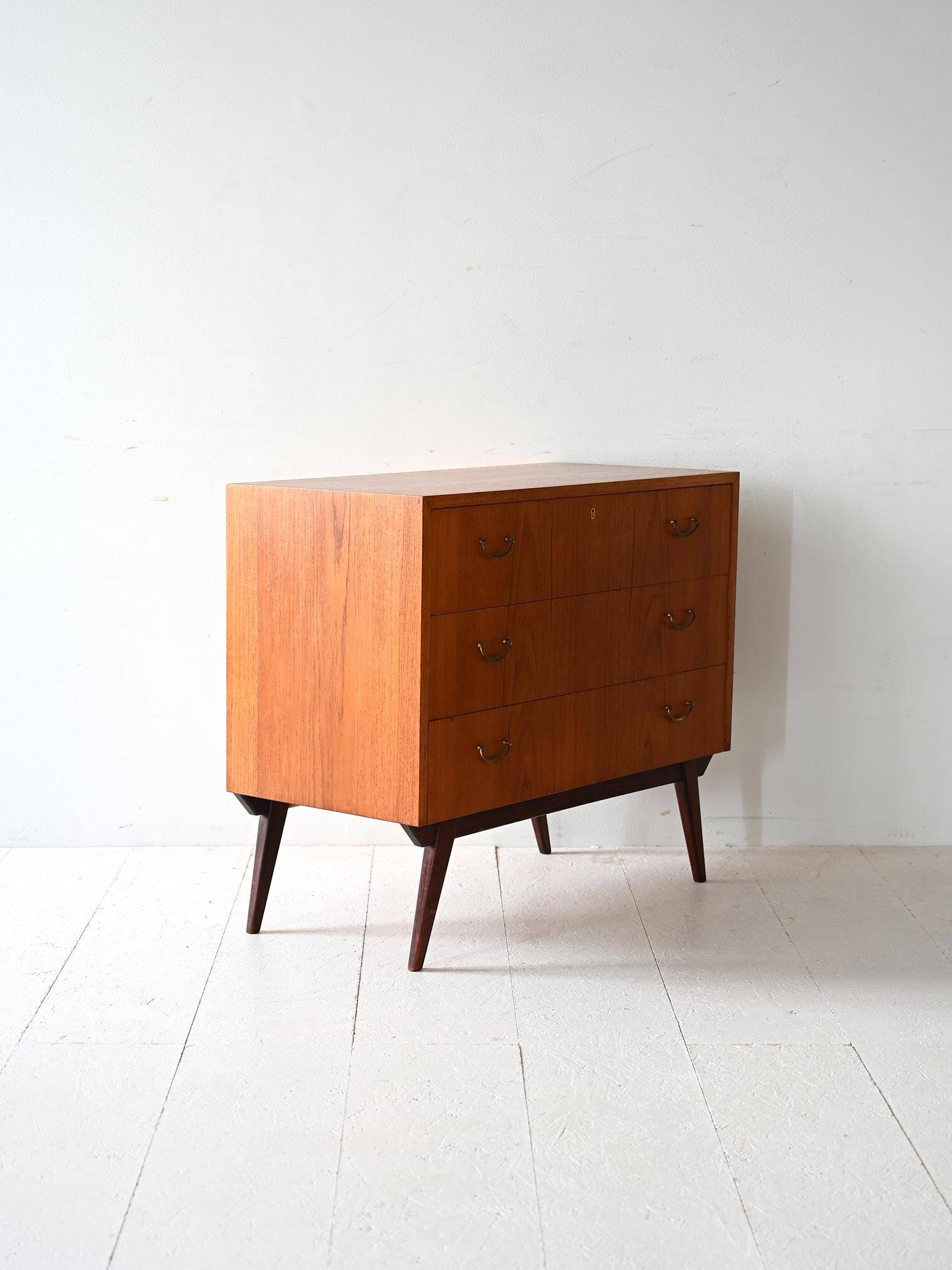 1950s/60s Scandinavian Teak and Mahogany Chest
