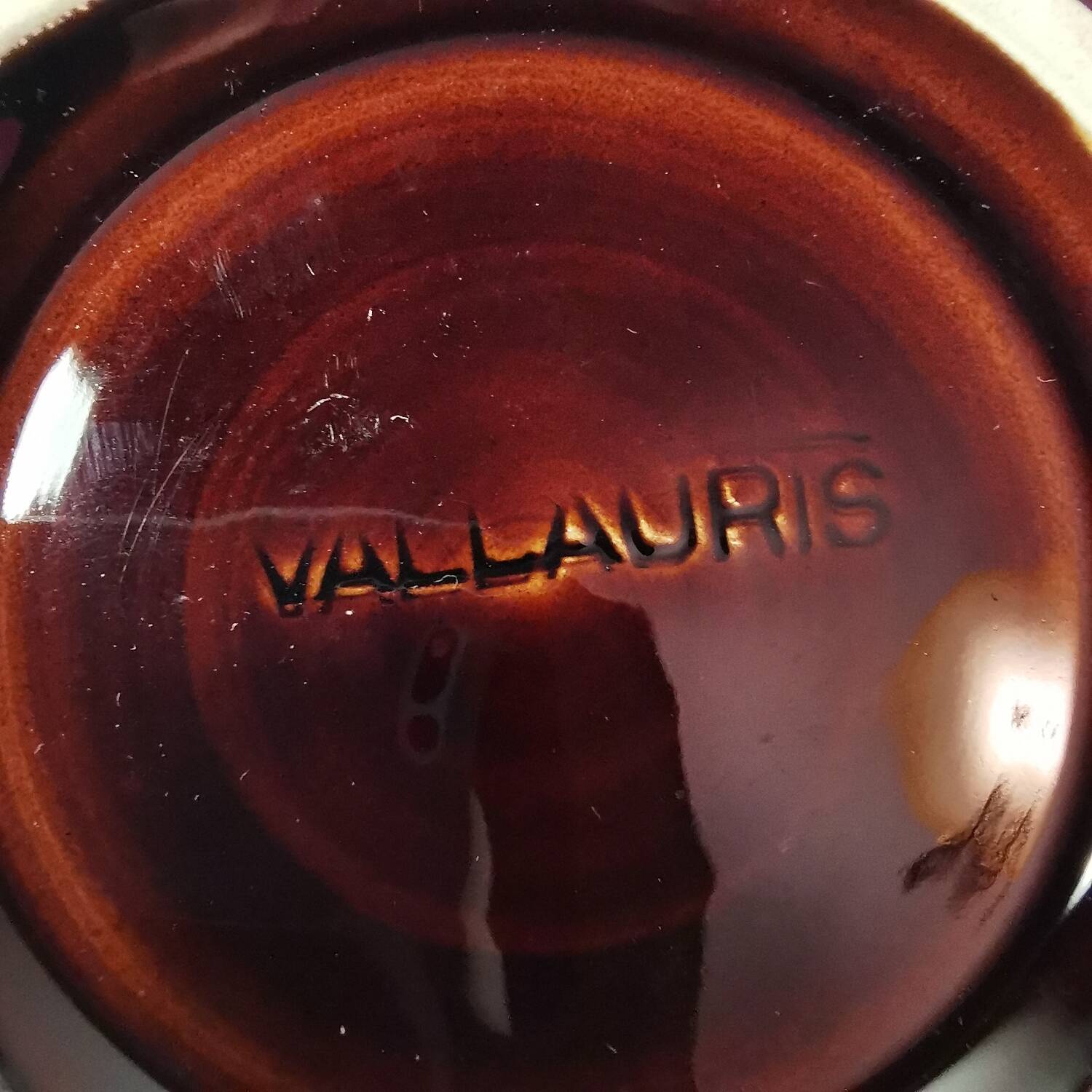 Vallauris Coffee/Tea Service 13 Pieces including Mugs. Signed Vintage