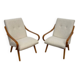 Set of two 1960s armchairs from Eastern Europe