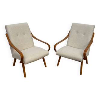 Set of two 1960s armchairs from Eastern Europe