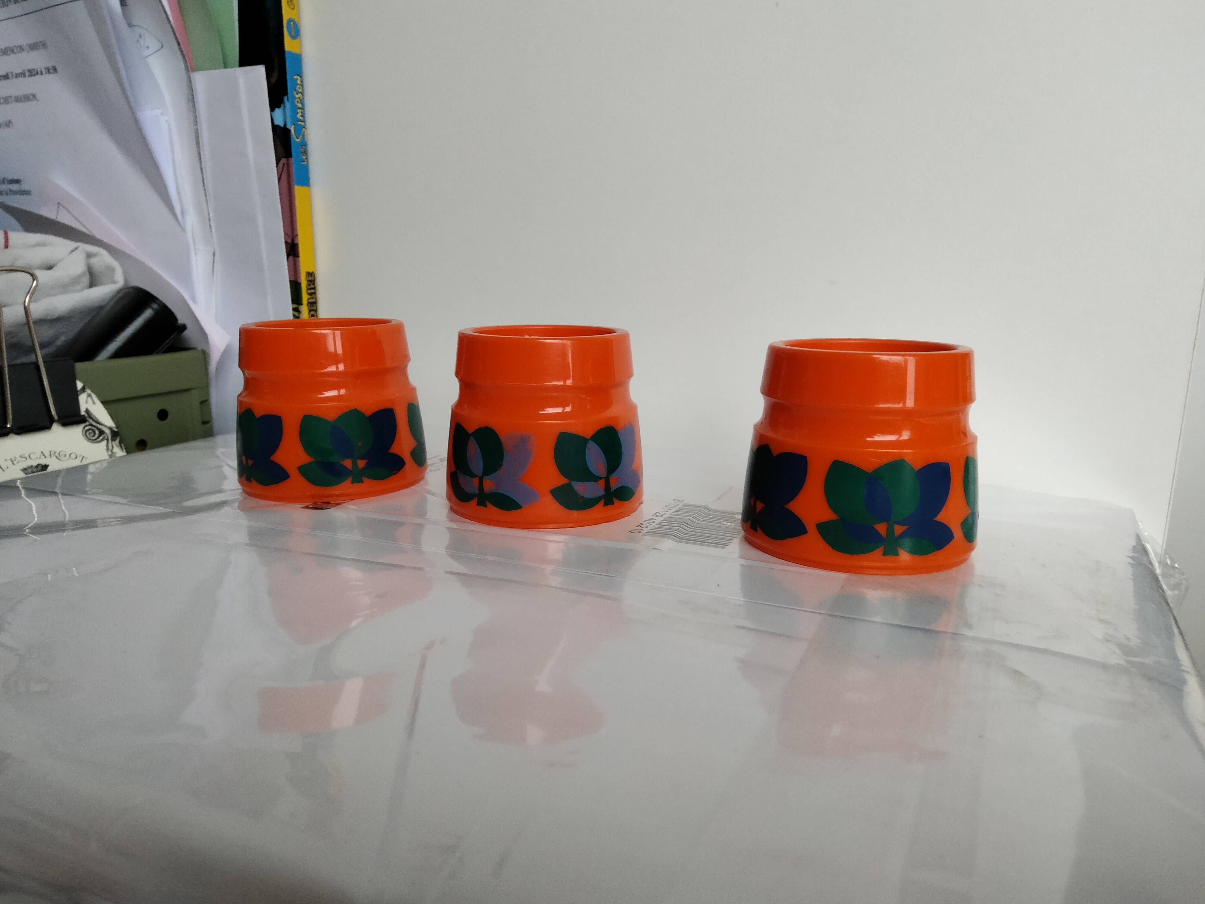 Emsa seventies egg cups