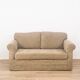 Beige fabric two-seater sofa – Cottage chic spirit and timeless comfort