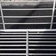 Art Deco shelf, aluminum