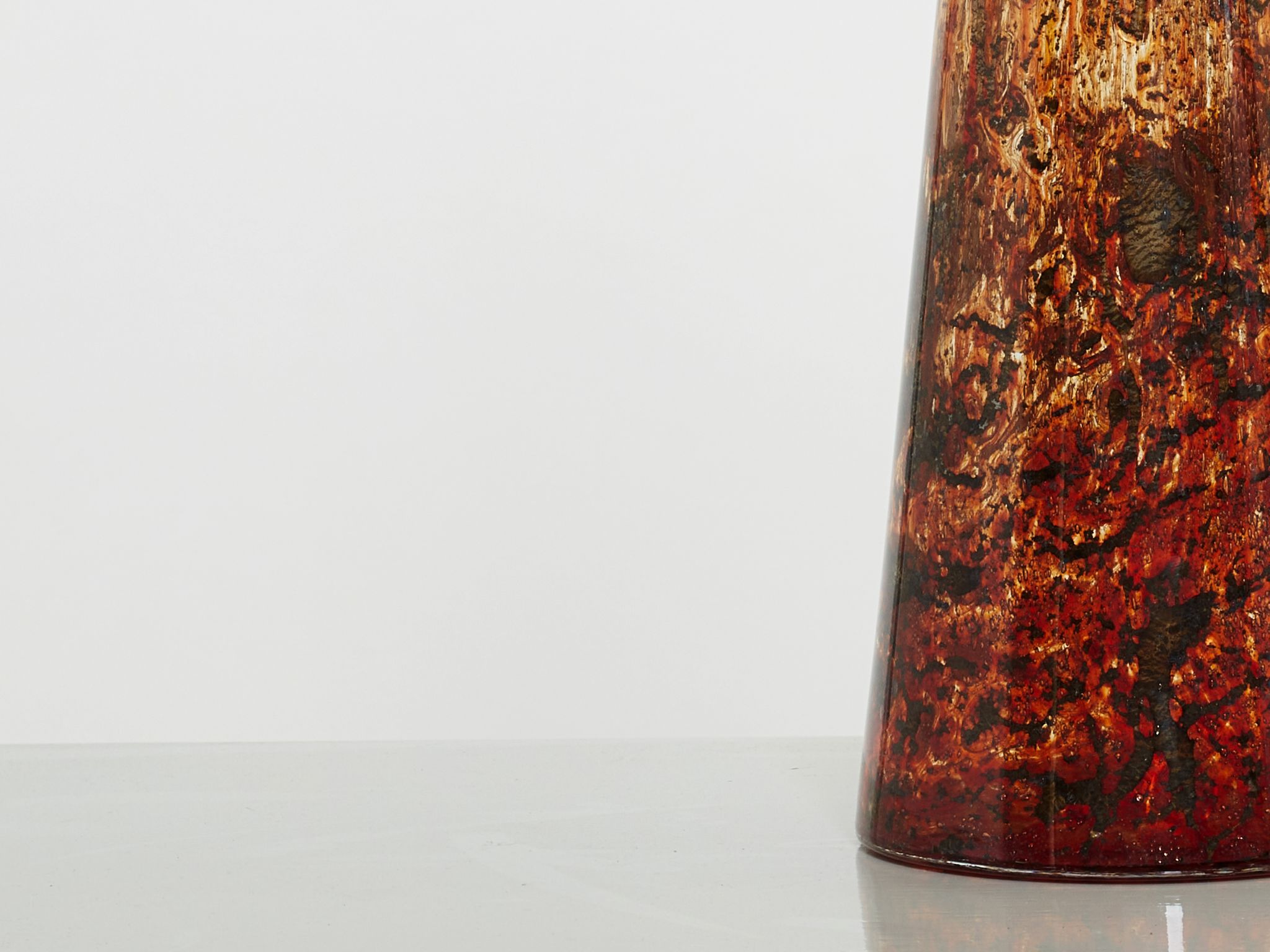 Vase verre de murano vers 1970