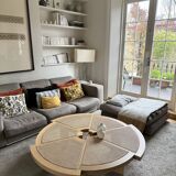 Charlotte Perriand's "Rio" rattan coffee table by Cassina