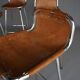 Tabourets de bar « Les Arcs » Dal Vera, sélectionnés par Charlotte Perriand. Lot de 4.