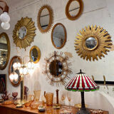 Old convex sun/witch mirror