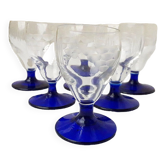 6 verres à eau