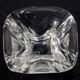 Val St Lambert crystal ashtray