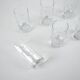 Set of six glasses, Danish design, 1970s, made in Denmark