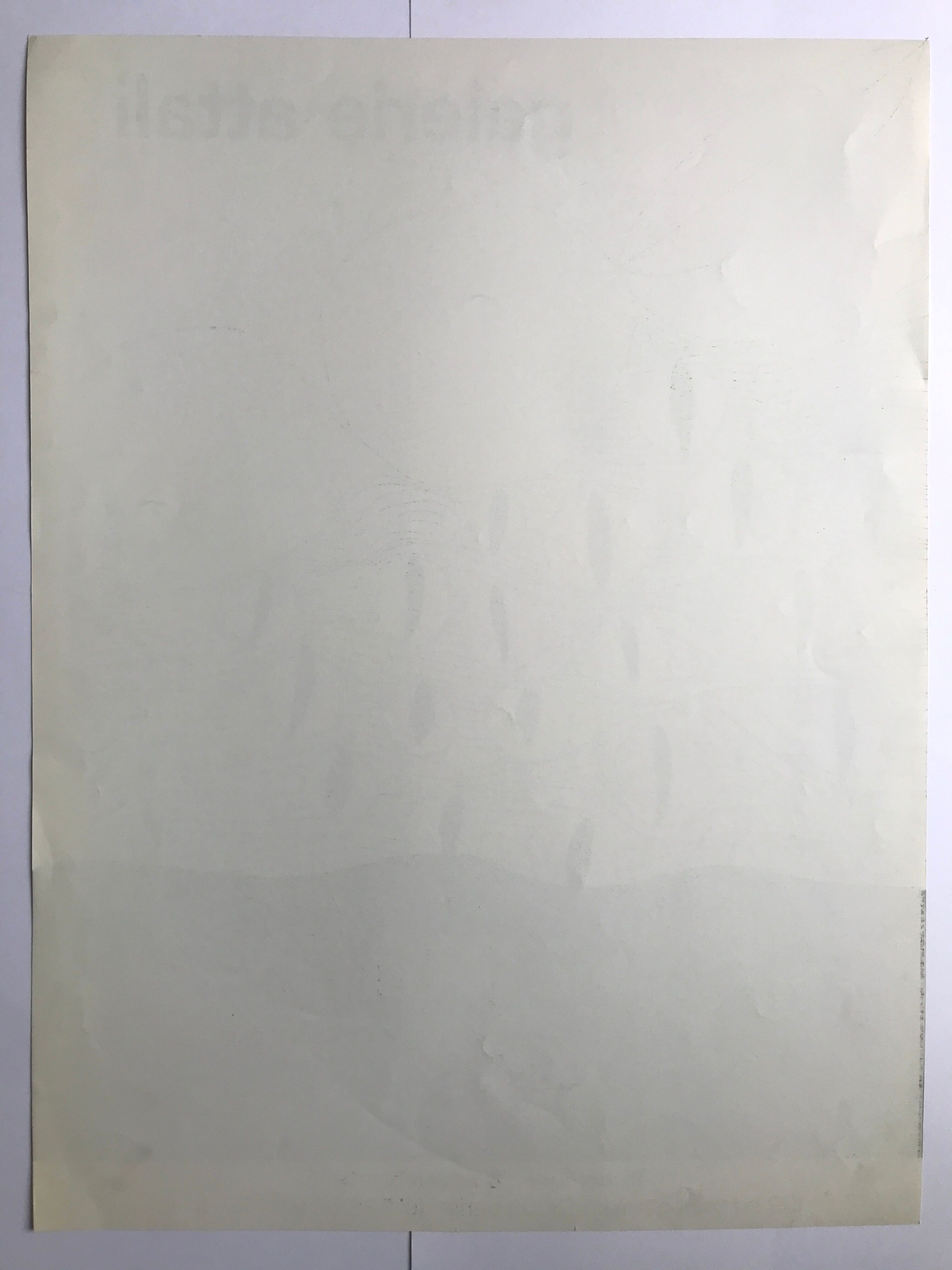 Original silkscreen poster by alberto guzman, galerie attali, 1975