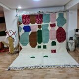 Beni Mrirt Rug 100% Natural Wool – Luxury and Berber Craftsmanship 300x200cm