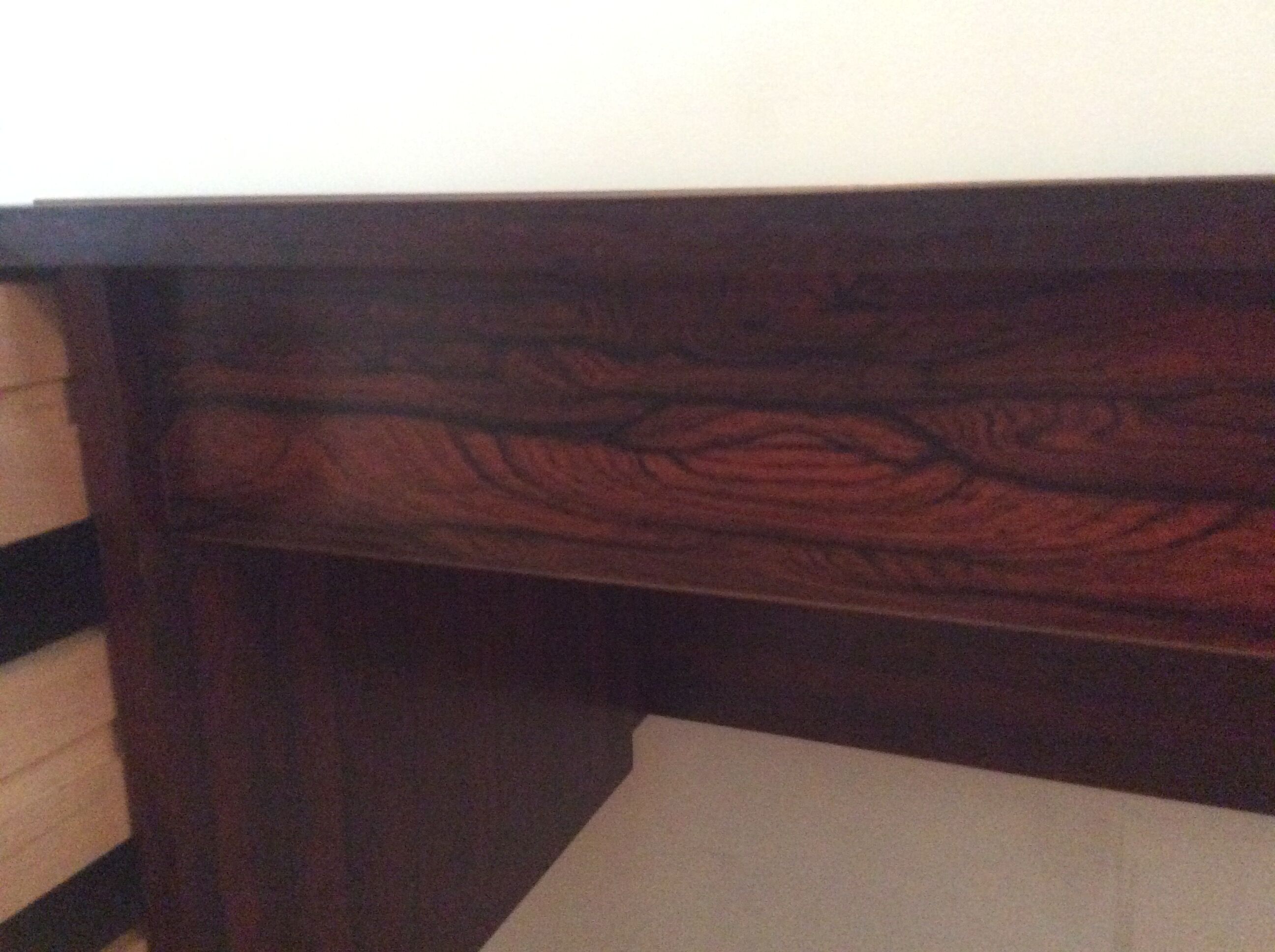 Scandinavian desk in walnut 50/60