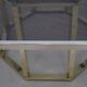 Brass  Italian coffee table by Romeo Rega, 1970s