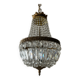 Old hot air balloon chandelier with tassels