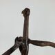 Brutalist sculpture in wrought iron, folk art